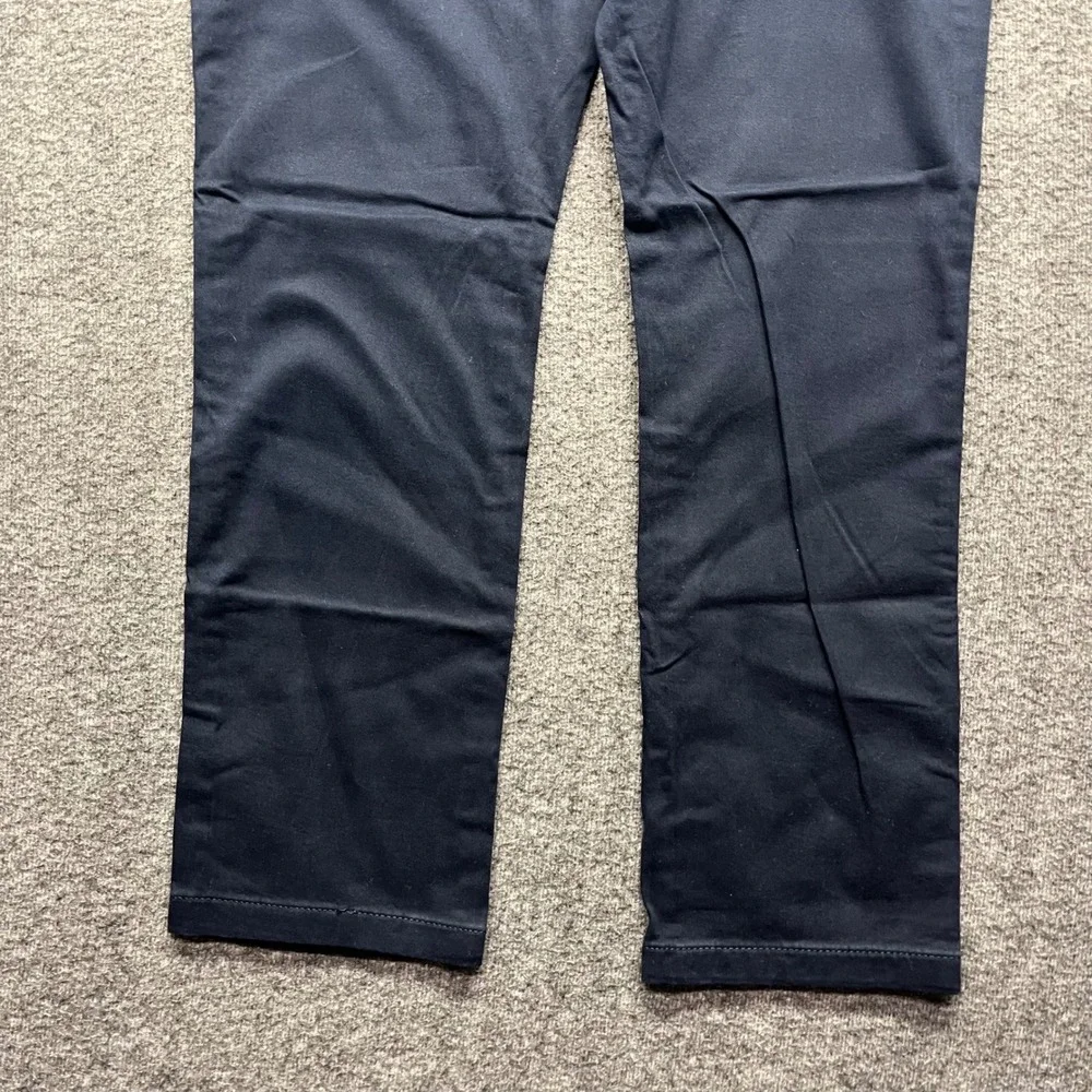 Place Chino Pants Boys 10 Husky Navy Blue The Children's Skinny Stretch NWT